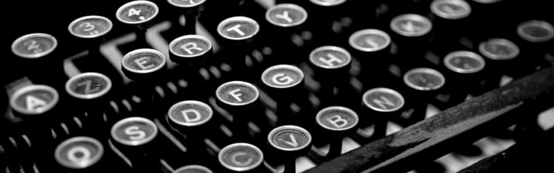 imagen de máquina de escribir